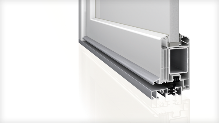 Inoutic PVC vrata presek